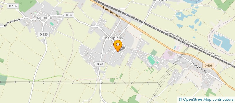 localisation de l'entreprise MONSIEUR BRUNO CORBEL  CHAMPIGNY