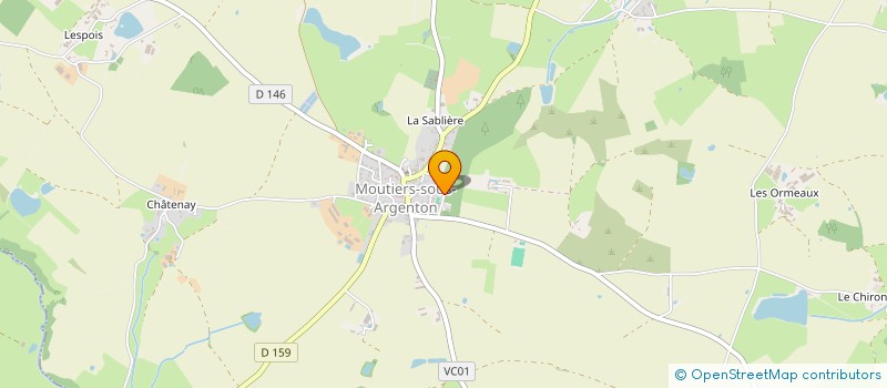 localisation de l'entreprise MONSIEUR BRUNO CORBIN  ARGENTONNAY