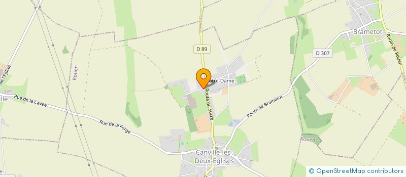localisation de l'entreprise MONSIEUR BRUNO CORDIER  CANVILLE-LES-DEUX-EGLISES