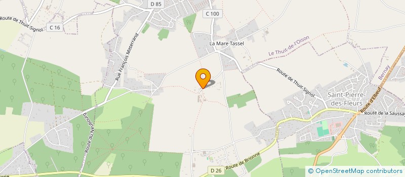 localisation de l'entreprise MONSIEUR BRUNO CORIS  LE THUIT DE L'OISON