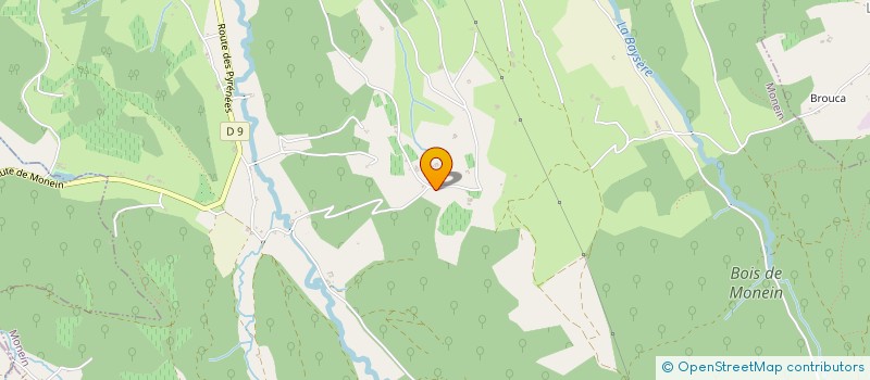 localisation de l'entreprise MONSIEUR BRUNO CORMERY  MONEIN