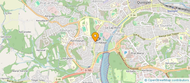 localisation de l'entreprise MONSIEUR BRUNO CORNEC à QUIMPER