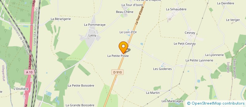 localisation de l'entreprise MONSIEUR BRUNO CORNIEUX à SORIGNY