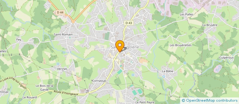 localisation de l'entreprise MONSIEUR BRUNO CORNILLON à SAINTE-SIGOLENE