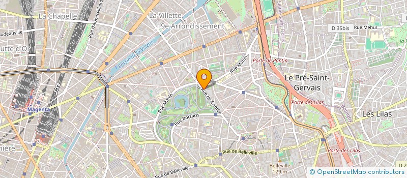 localisation de l'entreprise MONSIEUR BRUNO COSSART  PARIS