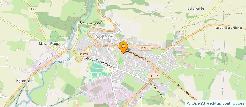localisation de l'entreprise MONSIEUR BRUNO COSTARD à DOMFRONT-EN-POIRAIE
