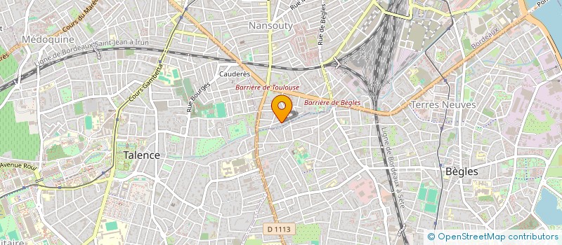 localisation de l'entreprise MONSIEUR BRUNO COUCOUREUX à BORDEAUX