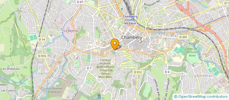 localisation de l'entreprise MONSIEUR BRUNO COUPAS  CHAMBERY