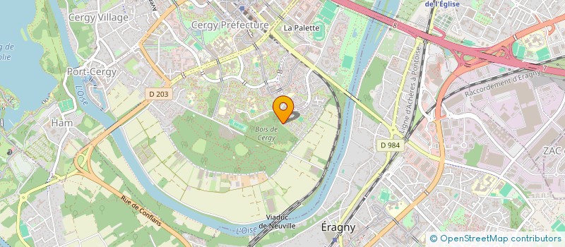 localisation de l'entreprise MONSIEUR BRUNO COUPEL à CERGY