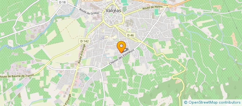 localisation de l'entreprise MONSIEUR BRUNO COURBIERE à VALREAS