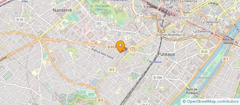 localisation de l'entreprise MONSIEUR BRUNO COURCET à NANTERRE