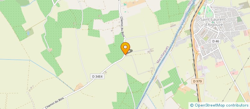 localisation de l'entreprise MONSIEUR BRUNO COURROUX  MARSILLARGUES