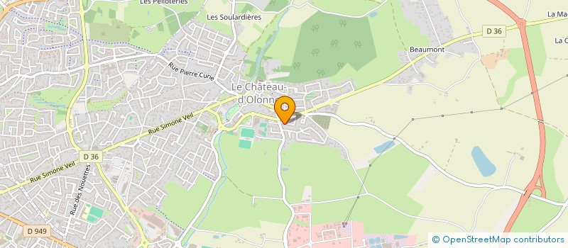 localisation de l'entreprise MONSIEUR BRUNO COURTIN à LES SABLES D'OLONNE