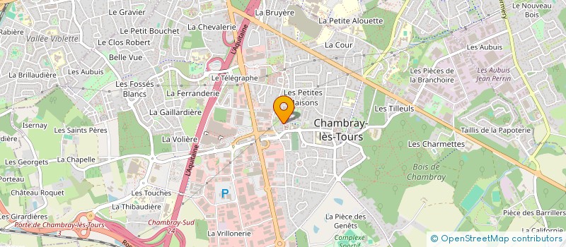 localisation de l'entreprise MONSIEUR BRUNO COURTOIS à CHAMBRAY-LES-TOURS