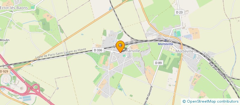 localisation de l'entreprise MONSIEUR BRUNO COURVALET  FLAMANVILLE