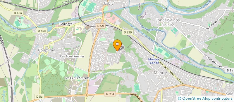 localisation de l'entreprise MONSIEUR BRUNO COUTANCEAU  NEUFMOUTIERS-EN-BRIE