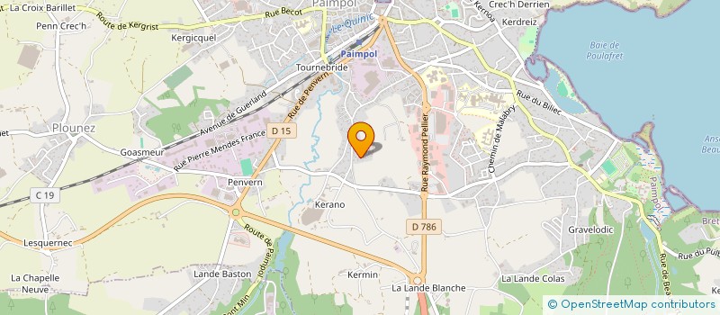 localisation de l'entreprise MONSIEUR BRUNO COUTELET à PAIMPOL