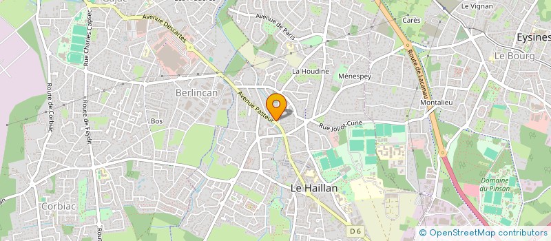 localisation de l'entreprise MONSIEUR BRUNO COUTURAS  LE HAILLAN