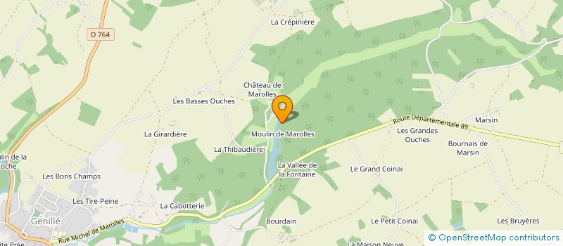 localisation de l'entreprise MONSIEUR BRUNO COUTURIE à GENILLE