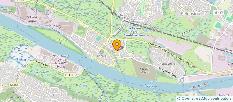 localisation de l'entreprise MONSIEUR BRUNO COUTURIER  INDRE