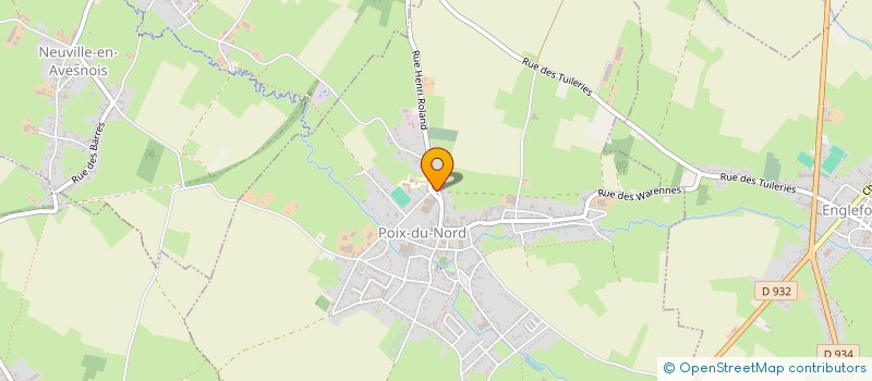 localisation de l'entreprise MONSIEUR BRUNO CRAME  POIX-DU-NORD