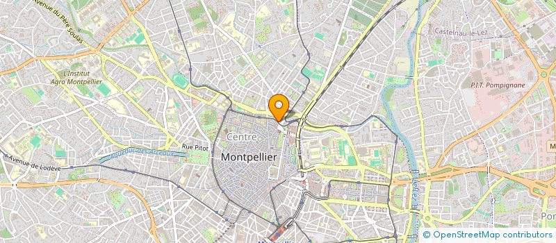 localisation de l'entreprise MONSIEUR BRUNO CRES à MONTPELLIER