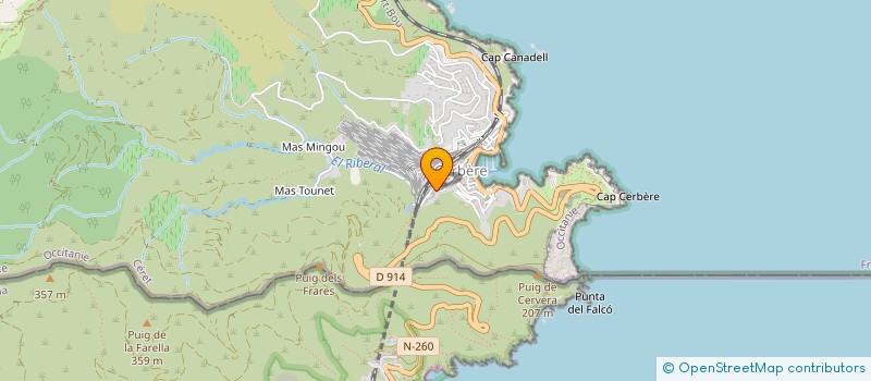 localisation de l'entreprise MONSIEUR BRUNO CROS  CERBERE