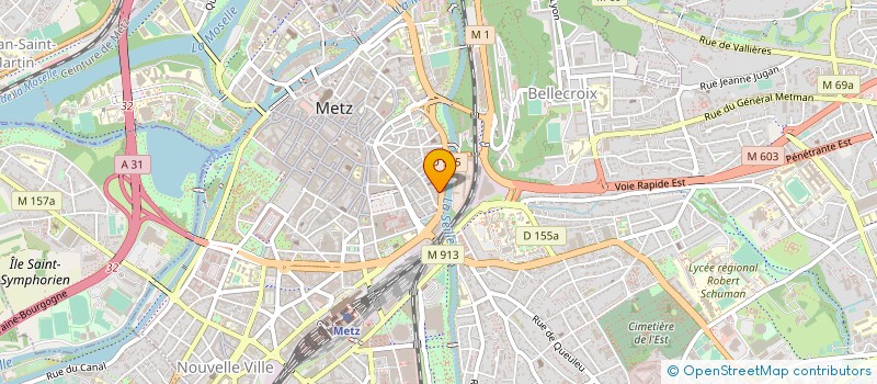 localisation de l'entreprise MONSIEUR BRUNO CROVELLA  METZ