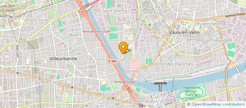 localisation de l'entreprise MONSIEUR BRUNO CROZAT  VILLEURBANNE