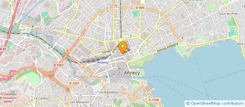 localisation de l'entreprise MONSIEUR BRUNO CRUZ à ANNECY