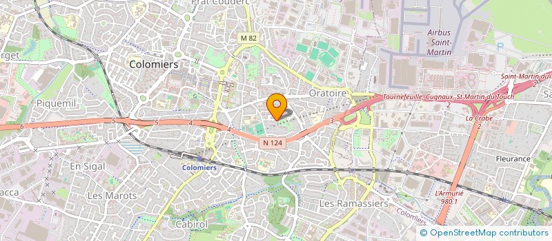 localisation de l'entreprise MONSIEUR BRUNO CRUZEL à COLOMIERS