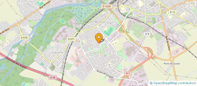 localisation de l'entreprise MONSIEUR BRUNO CUVILLIEZ à GAUCHY