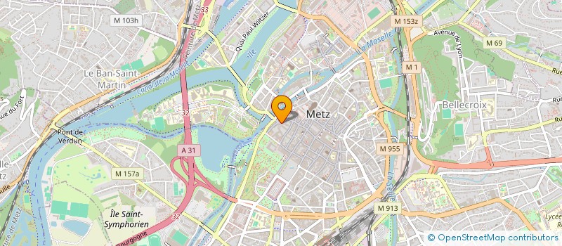 localisation de l'entreprise MONSIEUR BRUNO CYRUL  METZ