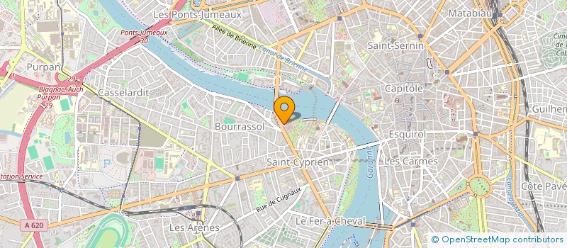 localisation de l'entreprise MONSIEUR BRUNO D'AURIA à TOULOUSE