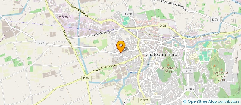 localisation de l'entreprise MONSIEUR BRUNO DA ASSUNCAO TEIXEIRA  CHATEAURENARD