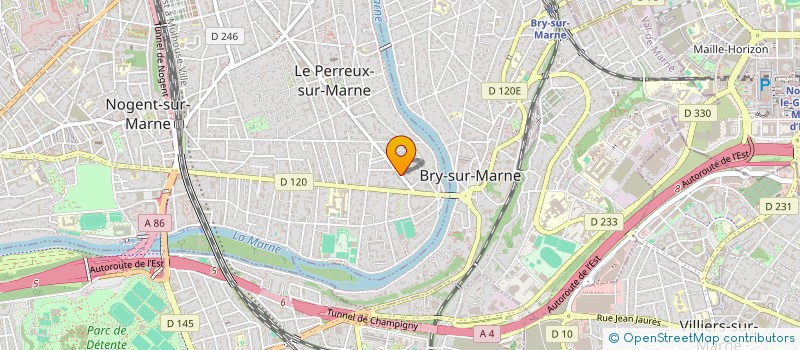 localisation de l'entreprise MONSIEUR BRUNO DA COSTA ALVES  VILLIERS-SUR-ORGE