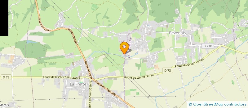 localisation de l'entreprise MONSIEUR BRUNO DA COSTA GONCALVES  LA FRETTE