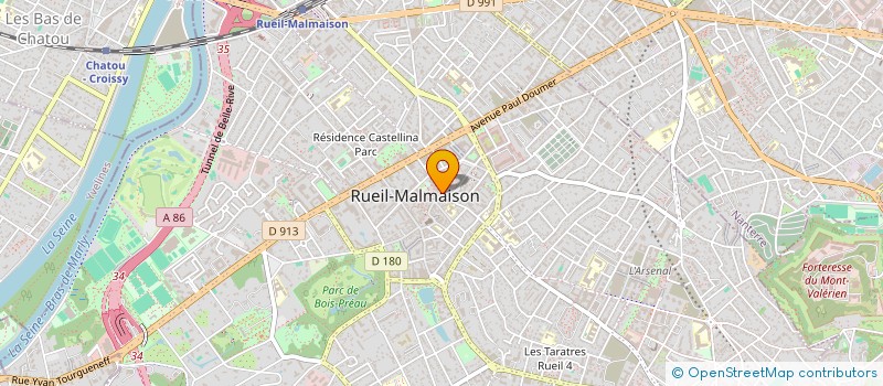 localisation de l'entreprise MONSIEUR BRUNO DA CRUZ à RUEIL-MALMAISON