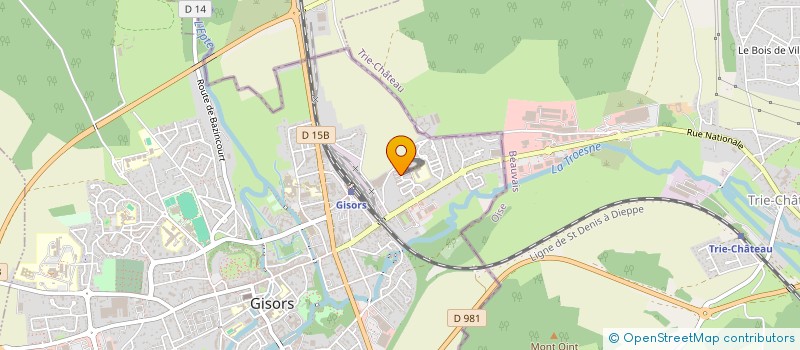 localisation de l'entreprise MONSIEUR BRUNO DA SILVA à GISORS