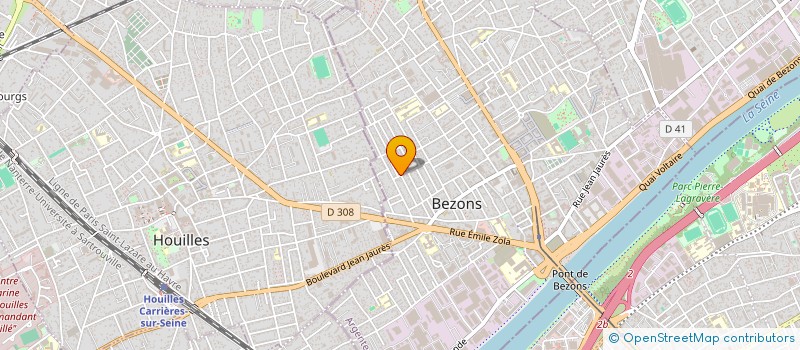 localisation de l'entreprise MONSIEUR BRUNO DA SILVA MOREIRA  BEZONS