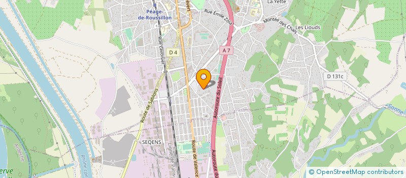 localisation de l'entreprise MONSIEUR BRUNO DA SILVA PIMENTA à ROUSSILLON