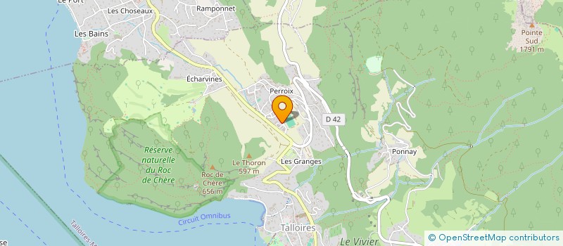 localisation de l'entreprise MONSIEUR BRUNO DAFFARRA  TALLOIRES-MONTMIN