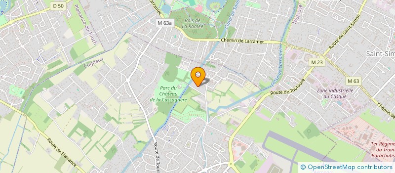 localisation de l'entreprise MONSIEUR BRUNO DAGOS  CUGNAUX