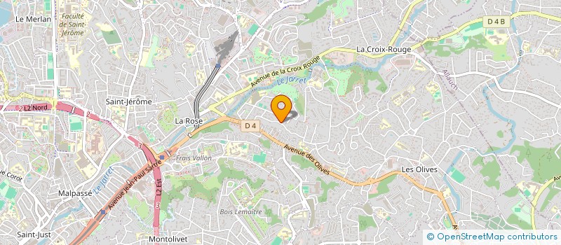 localisation de l'entreprise MONSIEUR BRUNO DALMAS  AUBAGNE