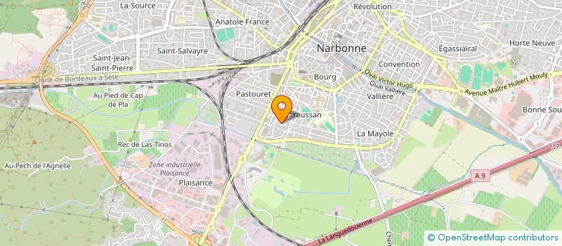 localisation de l'entreprise MONSIEUR BRUNO DALZON à NARBONNE
