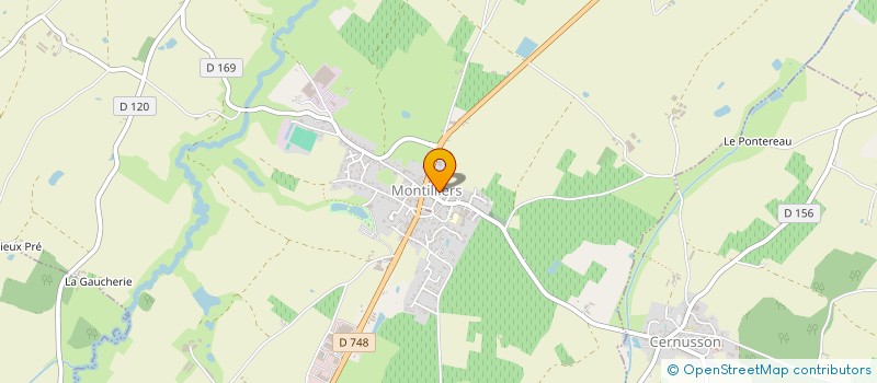 localisation de l'entreprise MONSIEUR BRUNO DAMERVAL  MONTILLIERS