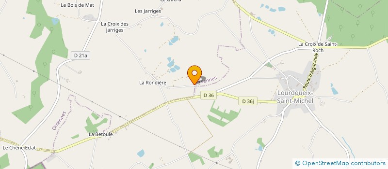 localisation de l'entreprise MONSIEUR BRUNO DANGEON à ORSENNES