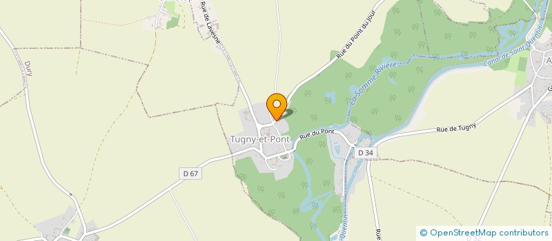 localisation de l'entreprise MONSIEUR BRUNO DANGREAU  TUGNY-ET-PONT