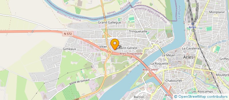 localisation de l'entreprise MONSIEUR BRUNO DANIEL MARIN  ARLES