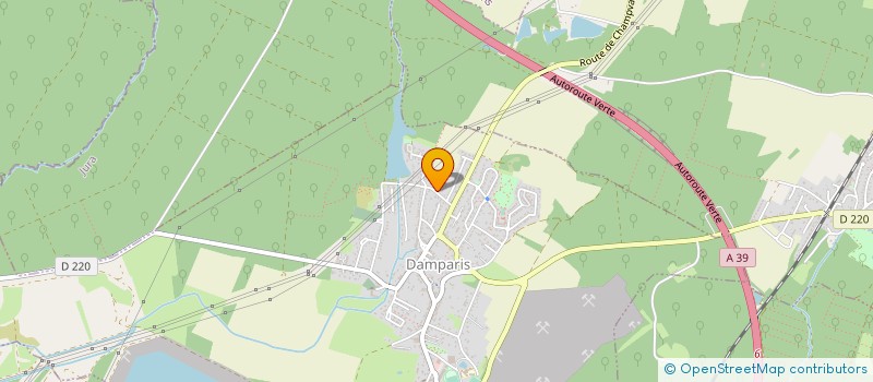 localisation de l'entreprise MONSIEUR BRUNO DANJOU  DAMPARIS